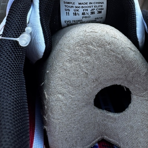 Rare2016 Adidas Tour 360 Boost Elite Golf Shoes Limited Edition Ryder Cup USA 11 - Picture 10 of 14